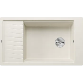 Virtuves izlietne Blanco Elon XL 8 Silgranīta, 86x50 cm, ar aksesuāriem, InFino, mīksti balta 527072
