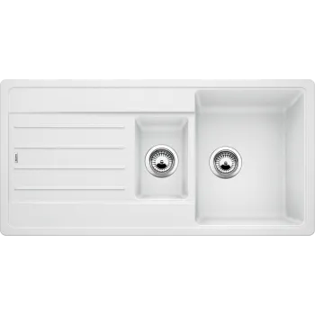 Virtuves izlietne Blanco Legra 6 Silgranīta, 100x50 cm, balta 522209