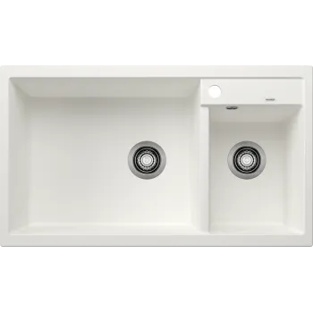 Virtuves izlietne Blanco Metra 9 Silgranīta, 86x50 cm, balta 513269