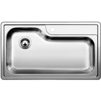 Virtuves izlietne Blanco Plenta 86x50 cm, pulēts nerūsējošais tērauds 514029