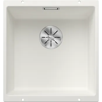 Virtuves izlietne Blanco Subline 400 Silgranīta, 43x46 cm, balta 523426