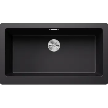 Virtuves izlietne Blanco Vintera XL 9 Silgranīta, 90x51 cm, melna 526110