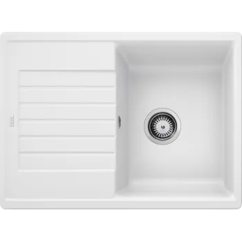Virtuves izlietne Blanco Zia 45 Silgranīta, 68x50 cm, Compact, balta 524725