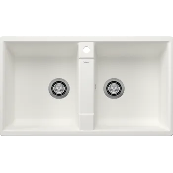 Virtuves izlietne Blanco Zia 9 Silgranīta, 86x50 cm, balta 516678