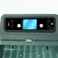 Granulu kamīns Centrometal CentroPelet ZV20 C 20kW ar centrālapkures pieslēgumu Sarkans