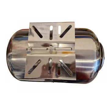 Hidrofors (Spiedkatls) Ceva 24L nerūsējošs tērauds  horizontāls (YHS-24 Inox)