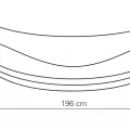 Sānu panelis Aqualine DUNAJ II 140, 570 mm, G1345
