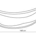 Sānu panelis Aqualine CIDLINA 160, 54 cm, universāls, balts G3617