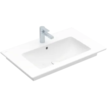 Vannas istabas izlietne Villeroy & Boch Venticello 80x50cm ar CeramicPlus apdari, Balta 41048LR1