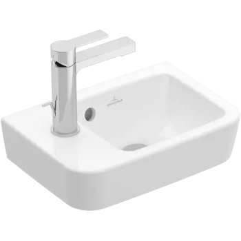 Vannas istabas izlietne Villeroy & Boch O.novo Compact 36x25cm, Kreisā puse, Balta 43423601