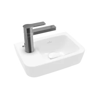 Vannas istabas izlietne Villeroy & Boch O.novo Compact 36x25cm, CeramicPlus apdare, Balta 434237R1