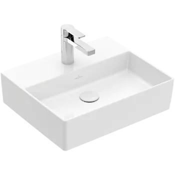 Vannas istabas izlietne Villeroy & Boch Memento 2.0, 50x42cm, TitanCeram keramika ar CeramicPlus apdari, Balta 4A225LR1