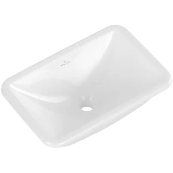 Vannas istabas izlietne Villeroy & Boch Loop&Friends 45x28cm TitanCeram keramika, Iebūvējama, Balta 4A560101