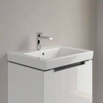 Vannas istabas izlietne Villeroy & Boch Subway 2.0, 60x47 cm, CeramicPlus apdare, Balta 7113F0R1