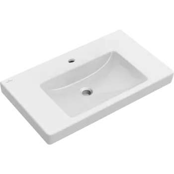 Vannas istabas izlietne Villeroy & Boch Subway 2.0, 80x47 cm, CeramicPlus apdare, Balta 717580R1