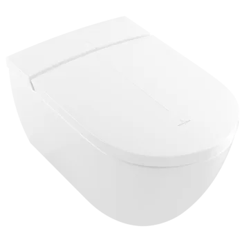 Piekaramais pods ar bide funkciju Villeroy & Boch ViClean I-200 CeramicPlus Rimfree ar SoftClose vāku Balts