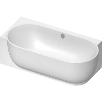 Vanna Duravit Luv, 185x95cm, akrils, kreisā, balts 700431000000000