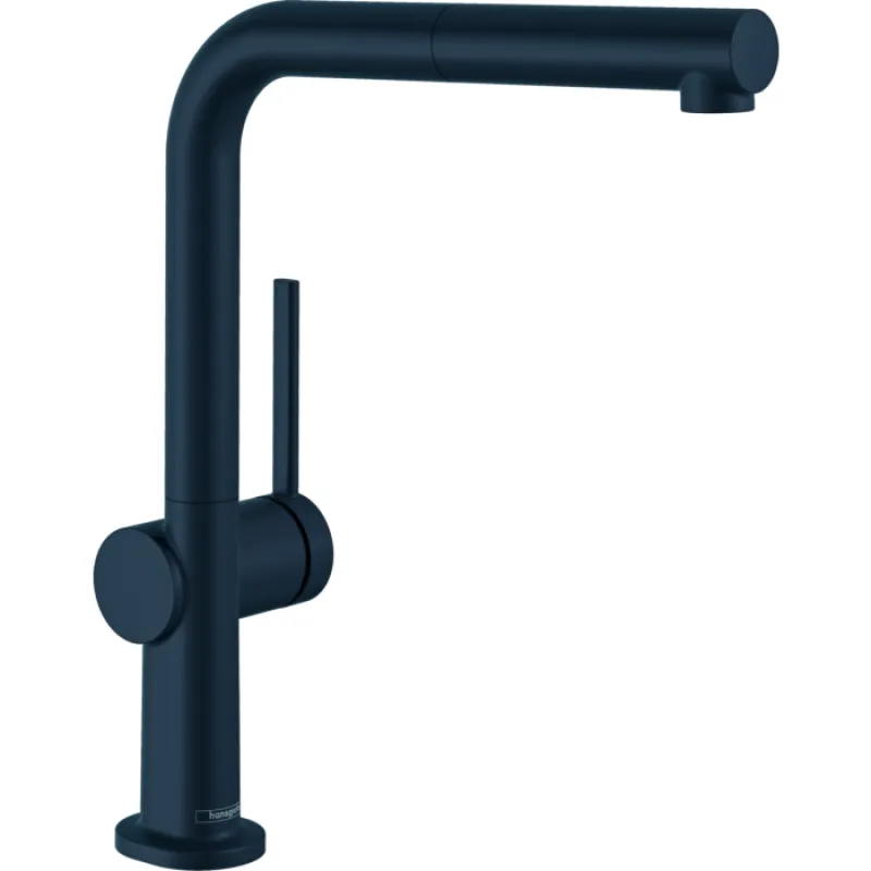 Virtuves Izlietnes maisītājs Hansgrohe Talis M54 270 1jet,  ar izvelkamu galvu, matēts melns + sBox