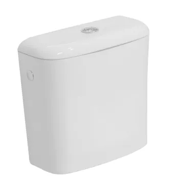 Skalojamā kaste podam Jika Deep paaugstinātam podam, pievads no apakšas, balta