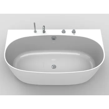 Akmens masas vanna BLU Nova (ar pārplūdi) 157.8 x 86cm