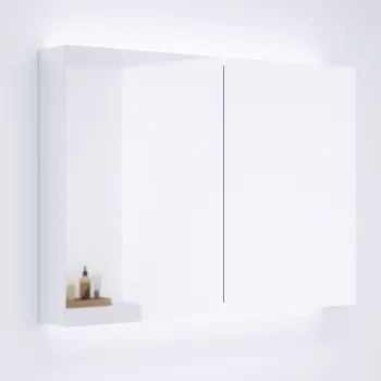 KAME SOFTLIT Vannas istabas spoguļskapītis ar SHADOW-FREE apgaismojumu 101x70 cm, MCDMSH/100-70/MR