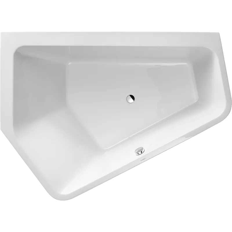 Vanna Duravit Paiova 5, 190x140cm, akrils, kreisā, balts 700392000000000
