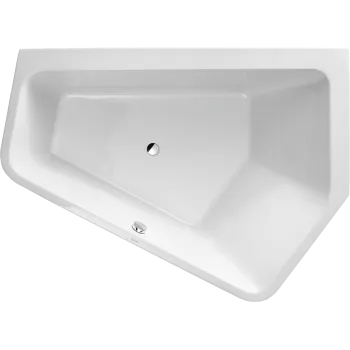 Vanna Duravit Paiova 5, 190x140cm, akrils, labais, balts 700393000000000