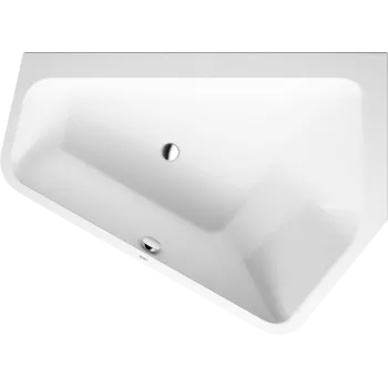 Vanna Duravit Paiova 5, 170x130cm, akrils, labais, balts 700395000000000