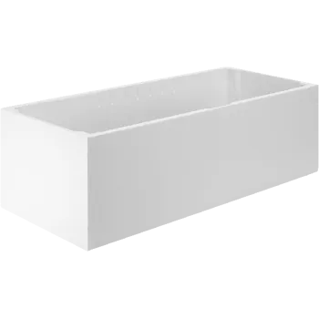 Vannas atbalsts Duravit D-Code, 177x77 cm, polistirols, balts 790475000000000