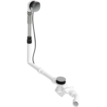 Duravit universāls notekas un pārplūdes komplekts, 700mm, hroms 792216000001000