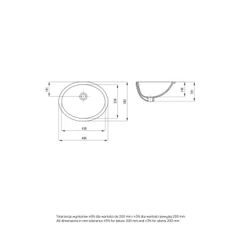 Vannas istabas izlietne Deante Alpinia balts CGA_6U5U