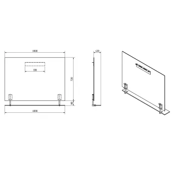 Spogulis Sapho WEGA ar plauktu 100x80cm