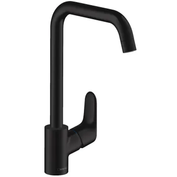 Virtuves Izlietnes maisītājs Hansgrohe Focus M41 260 1jet, matēts melns