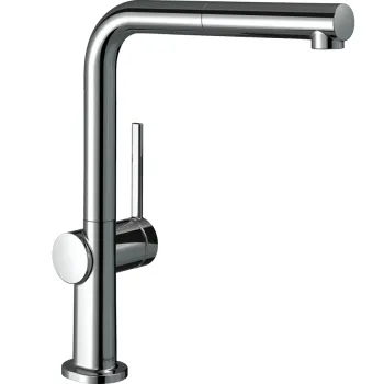 Virtuves Izlietnes maisītājs Hansgrohe Talis M54 270 1jet, ar izvelkamu galvu, hroms