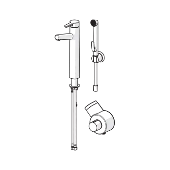 ORAS INSPERA Paaugstināts izlietnes jaucējkrāns 3V, 3003F