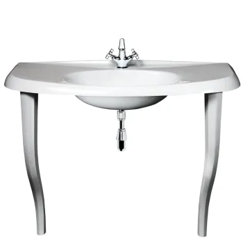 Izlietne PAA VICTORIA Akmens masas 1200x530mm, ar kājām Balta Izlietne PAA VICTORIA Akmens masas 1200x530mm, ar kājām Balta