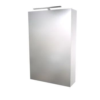 Raguvos Baldai Vannas istabas spoguļskapītis ar LED apgaismojumu, 48.2 cm, 1402211