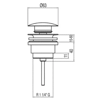 LOFT TRES Paaugstināts izlietnes jaucējkrāns, 20020306