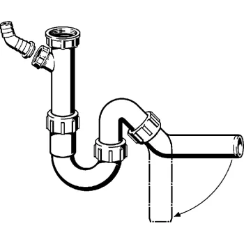 VIEGA Virtuves izlietnes sifons 1 1/2x40 101800 VIEGA Virtuves izlietnes sifons 1 1/2x40 101800