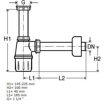 VIEGA Izlietnes sifons/glāze bez izpl. 1 1/4x32 108694 VIEGA Izlietnes sifons/glāze bez izpl. 1 1/4x32 108694