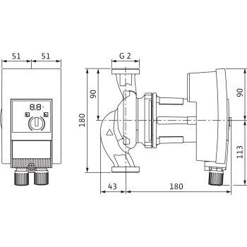 Cirkulācijas Sūknis Wilo Yonos MAXO-Z 30/0,5-7 (2175540) 113202
